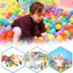 Princess Kids Play Tent House with LED Lights – Indoor Outdoor Children Playhouse Castle Tent with Curtains & Mat (Free 50 Shiny Balls) - Image 10