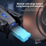 E99PRO Foldable Camera Drone With LCD Display Double Camera Drone With Obstacle Avoidance - Image 5