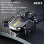 JS23Pro Brushless Motors Double Camera Foldable Drone High Quality Obstacle Avoidance Camera Drone - Image 2