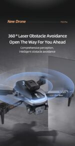 P23PRO Foldable Camera Drone High Quality Tripple Camera Drone With Obstacle Avoidance - Image 3
