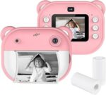 DIY Instant Digital Camera for Kids – 1080P HD Video  | Dual Lens Selfie  | Instant Ink-Free Thermal Printing  | 2.4” IPS Screen | 2X Optical Zoom