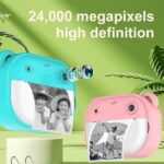 DIY Instant Digital Camera for Kids – 1080P HD Video  | Dual Lens Selfie  | Instant Ink-Free Thermal Printing  | 2.4” IPS Screen | 2X Optical Zoom - Image 7