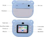 DIY Instant Digital Camera for Kids – 1080P HD Video  | Dual Lens Selfie  | Instant Ink-Free Thermal Printing  | 2.4” IPS Screen | 2X Optical Zoom - Image 5