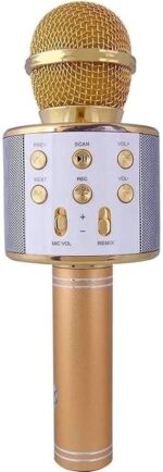 WS-858 Wireless Karaoke Microphone and Hi-Fi Speaker Bluetooth Mic Speakers - Image 2