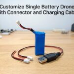 2000Mah Drone Battery With Charging Cable And Connector High Power Batteries For All Kinds Of Camera Drone