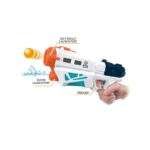 2-in-1 Magic Gun, functions as both a water blaster and a soft foam ball shooter