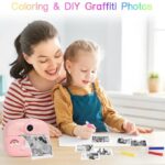 DIY Instant Digital Camera for Kids Print Camera For Kids High Quality Material With 3 Printing Rolls - Image 8