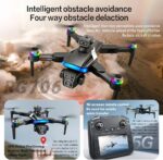 XF605 Intelligent Aerial Photography Drone – 4K HD Dual Camera, Obstacle Avoidance & Smart Rechargeable Remote Control With One Key Landing - Image 8