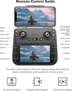 XF605 Intelligent Aerial Photography Drone – 4K HD Dual Camera, Obstacle Avoidance & Smart Rechargeable Remote Control With One Key Landing - Image 2