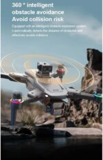 XF619 Intelligent Aerial Photography Drone High Quality Tripple Camera Drone With Screen Remote Controller Also Rechargeable Remote With Powerful Obstacle Avoidance And One-Key Return Option - Image 4