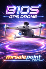 B10S GPS Touch Screen Foldable Camera Drone with 3-Axis Gimbal | Brushless Motor HD Camera Drone | Smart Flight & Stable Aerial Photography